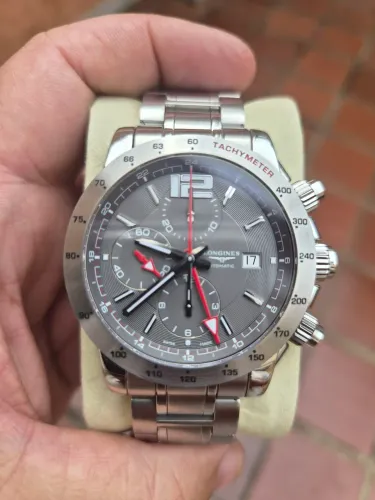 Relogio Longines Admiral Chronograph GMT Automático 