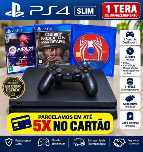 PlayStation 4 slim 1 tera