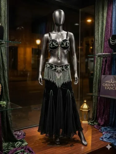 Traje bordado de Dança do Ventre  Loja Luxor Kaled Curi