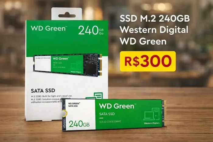 SSD M.2 240GB WD GREEN LACRADO P/NOTEBOOK