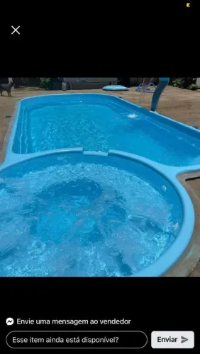 Piscina na promoção com spa 8 metros