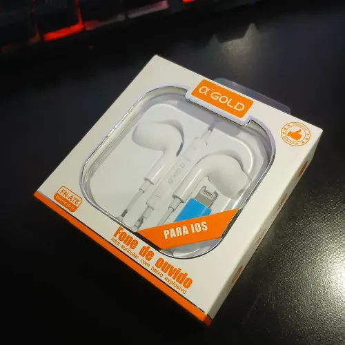 Fone com fio IOS A'GOLD Pro
