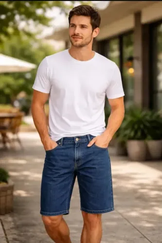 Bermuda Jeans Casual Hering