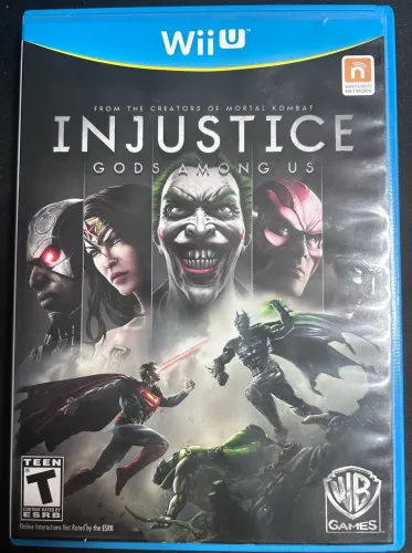Injustice Gods Among Us Wii U completo americano