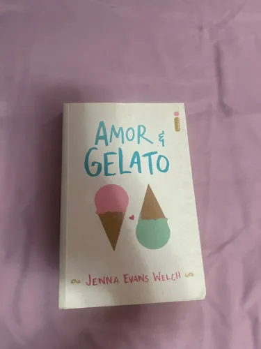 livro amor e gelato - seminovo