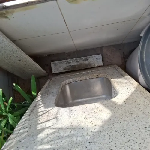 Pia de cozinha e tanque área de serviço 