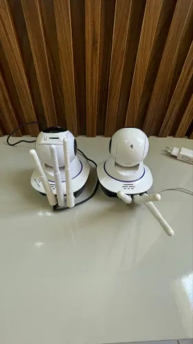 2 Câmeras de Segurança Wi-Fi IP 360° - Para Conserto/Peças