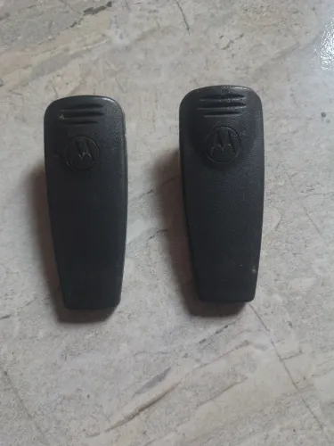 Par de clip original rádio HT Motorola