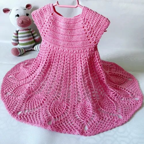 VESTIDO DE CROCHÊ INFANTIL 