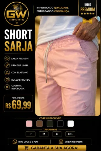 SHORT SARJA PREMIUM 