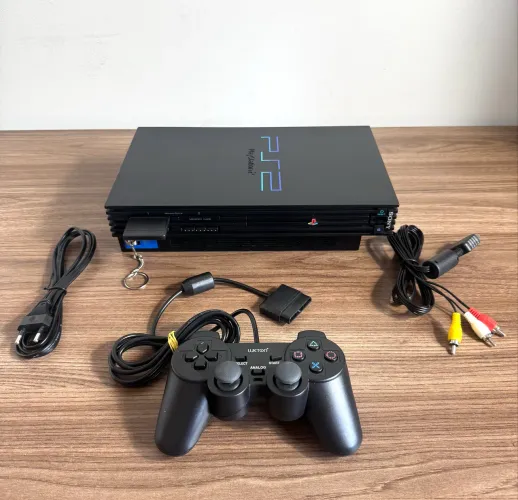 Ps2 Fat com jogos 