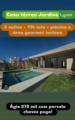 Vendo ágio Jardins Lyon casa térrea