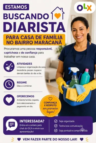 PROCURA-SE DIARISTA