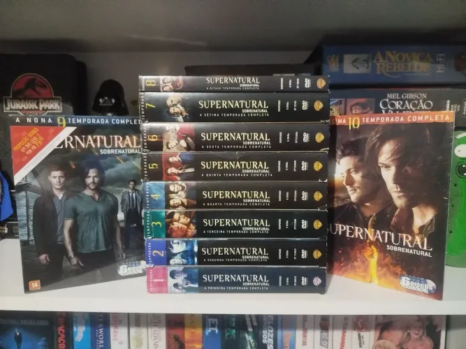 Dvd supernatural 10 temporadas excelente estado