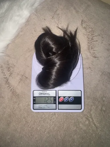 Cabelo humano 125 gramas 65 centímetros + aplicação 650$ avista ou pix