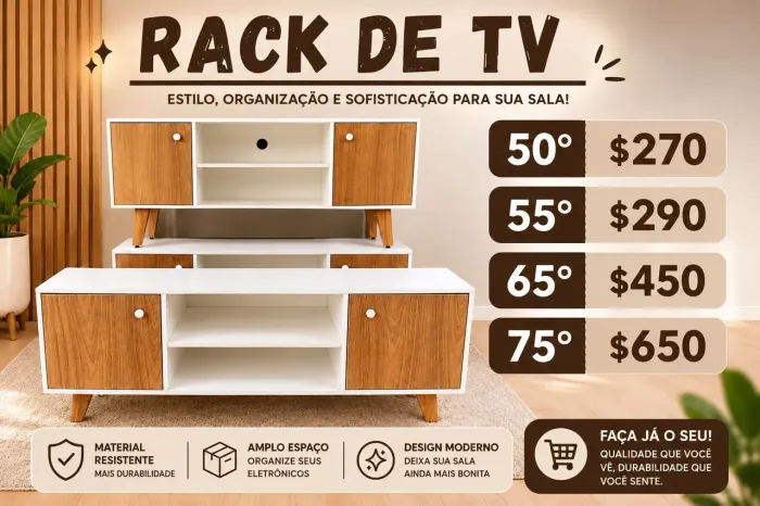 Rack para tv ? mdf