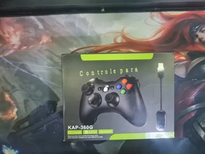 Controle Gamer Xbox 360 e PC