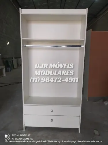 ESTANTE CABIDEIRO ARARA COM MALEIRO E GAVETAS - NOVO - ENTREGA RÁPIDA
