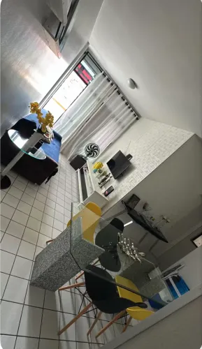 Contrato anual, apartamento completo com mobília, eletrodomésticos e utensílios cozinha