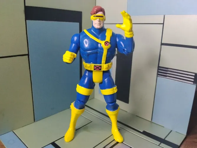 Boneco Ciclope X-men Anos 90 Toy Biz Vintage Clássico Antigo