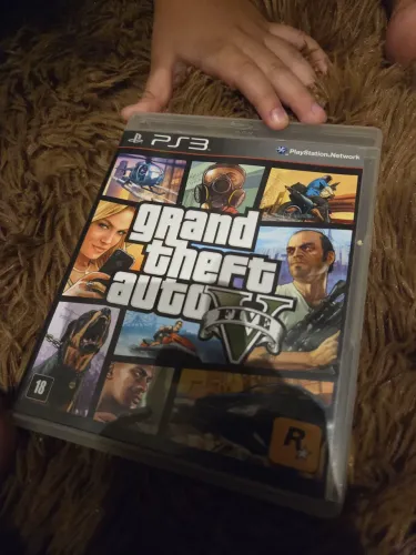 GTA V e Fifa 18 jogos PS3