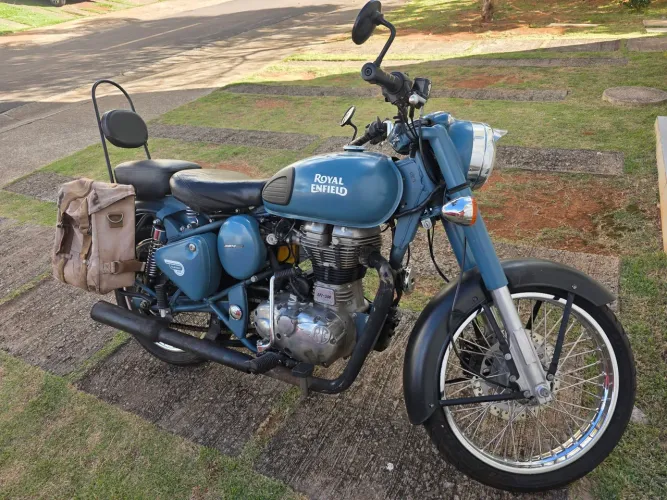 Royal enfield 2017 estilo café racer aceito troca