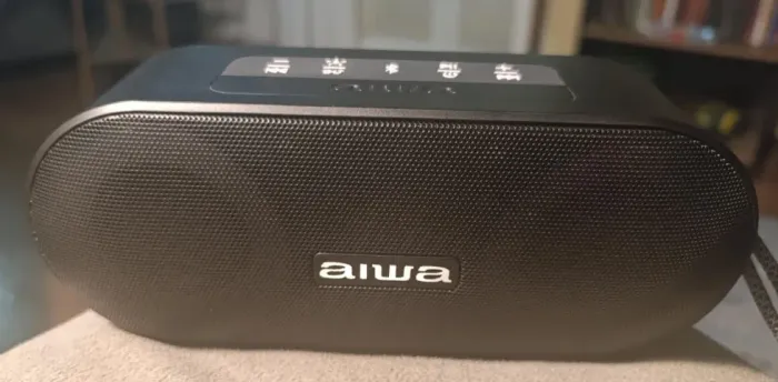 Aiwa AWS-SP-01 Caixa De Som Speaker Bluetooth Cor Preto Aiwa