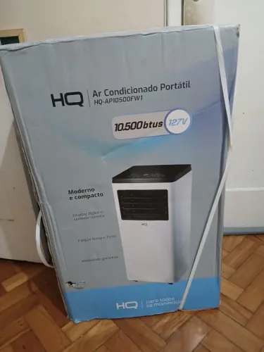 ar condicionado portatil 10500 btus zero na caixa