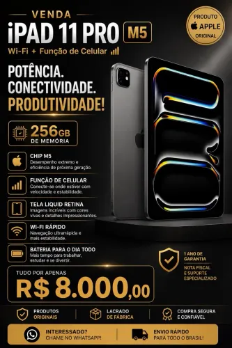 iPad 11 Pro (M5)Wi-Fi + Celular