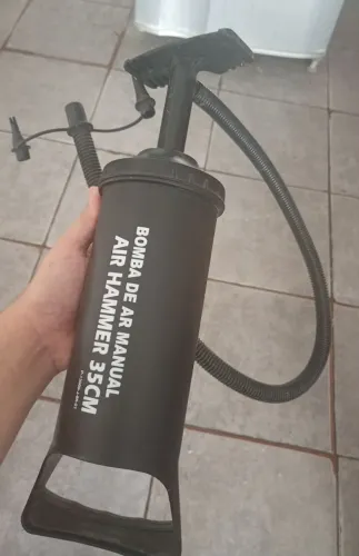 Bomba de ar manual 35 cm, colchão de ar etc