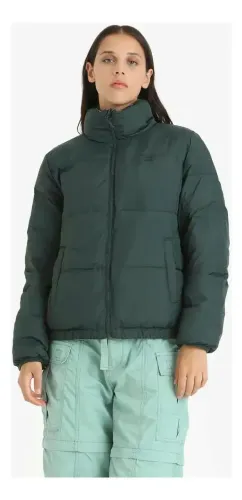 Jaqueta Puffer Levis® Verde Reversível Dupla Face - Novas - Originais