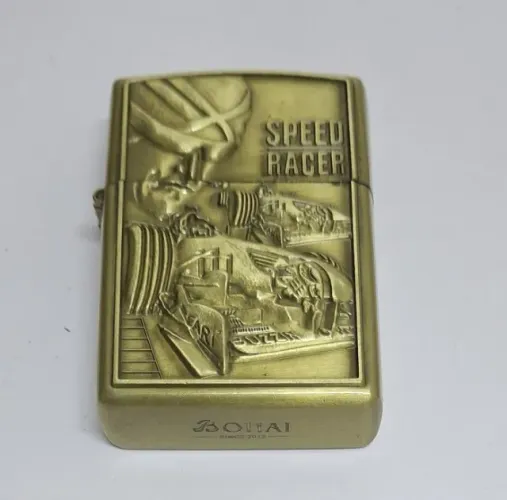 Isqueiro Bohai Speed Racer a Fluido Vintage Colecionável Novo - Estilo Zippo