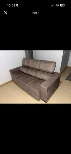 Vendo sofá retrátil e reclinável 3 lugares