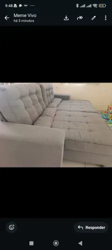 Sofá retrátil e reclinável