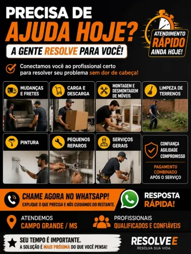 Precisa Resolver Isso Hoje? Enviamos um Profissional Rapidamente!
