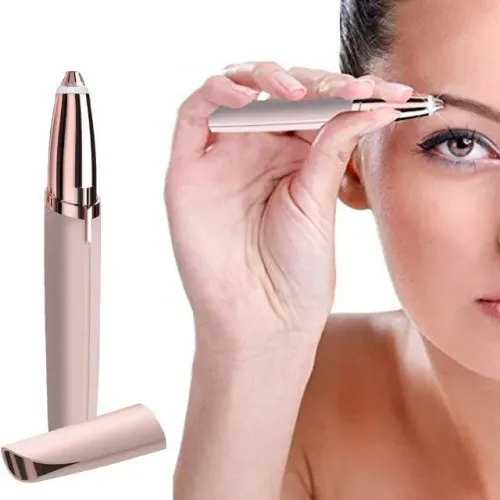 Caneta Depiladora Sobrancelha Elétrica Recarregável USB Bivolt