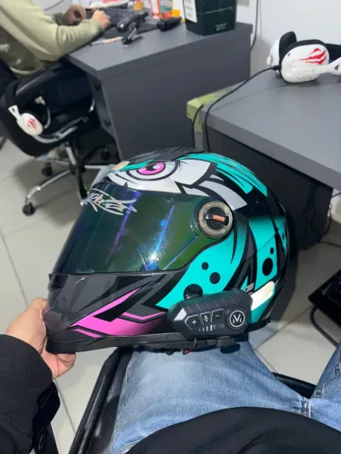 LS2 TRIBAL VERDE COM ROSA + comunicador