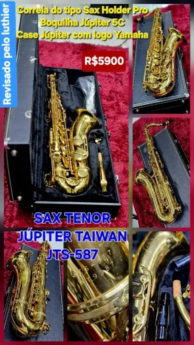 SAXOFONE tenor JÚPITER JTS-587 TAIWAN, GARANTIA 06 MESES
