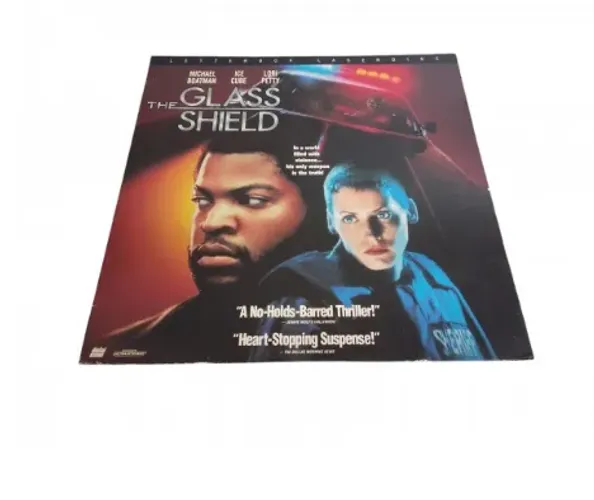 LaserDisc (LD) do filme dramático/policial "The Glass Shield" 1994 / Miramax / Dimension