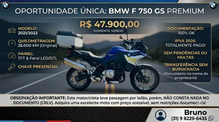 BMW F 750 GS PREMIUM