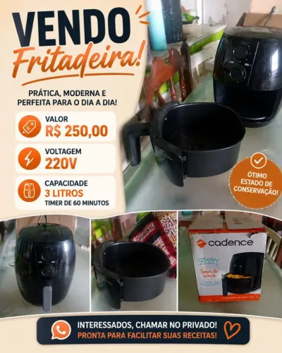 Vendo fritadeira