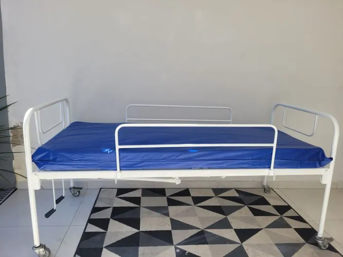 Cama hospitalar duas manivelas completa