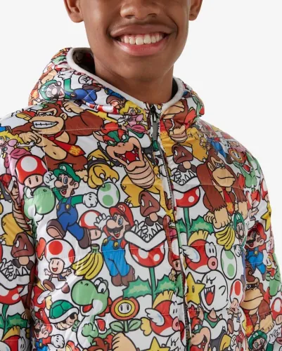Jaqueta Puffer Super Mario Nintendo Original Riachuelo Tam 14