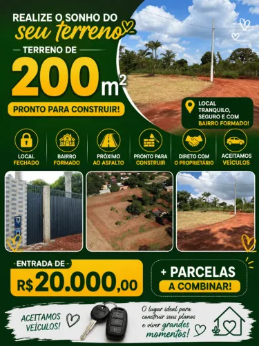 Terreno 200m²- Zona Oeste Sorocaba