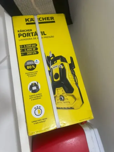 lavadora de alta pressão - karcher portatil 1400 lacrada na caixa