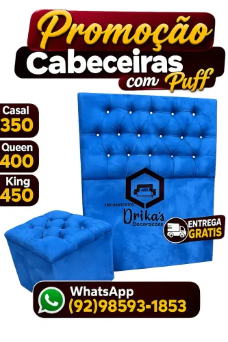 Cabeceira de cama Capitonê