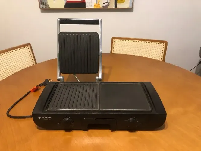 Grill Cadence Sapore 1500 (2 em 1! grill e chapa lisa)