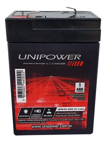 Baterias de 6 e 12 volts para moto, carro elétrico infantil e para outros equipamentos 