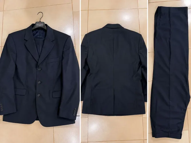 Terno Camelo Masculino Tam. 56 Azul Marinho - Excelente Estado