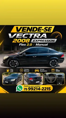 Chevrolet Vectra Expression 2.0 MPFI Flexpower MEC 2008